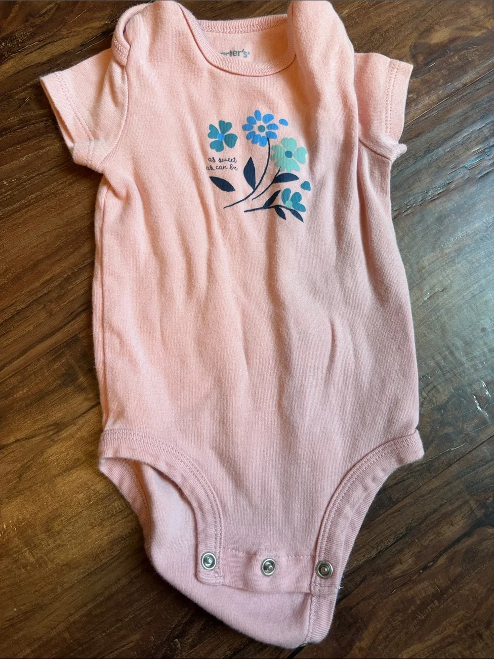 Baby Three-Piece Hoodie Set in Teal with Pink Tee